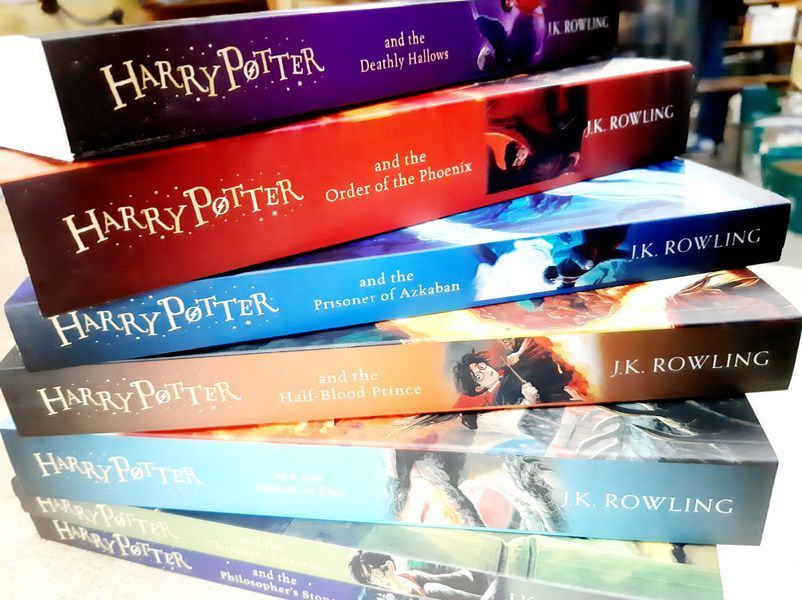 Harry Potter Paperback Set (Books 1-8). Комплект книг на английском языке без коробки J.K. Rowling. д950 фото